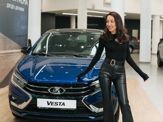 2025 Lada (ВАЗ) Vesta I Рестайлинг (NG), синий, 1849000 рублей, вид 1