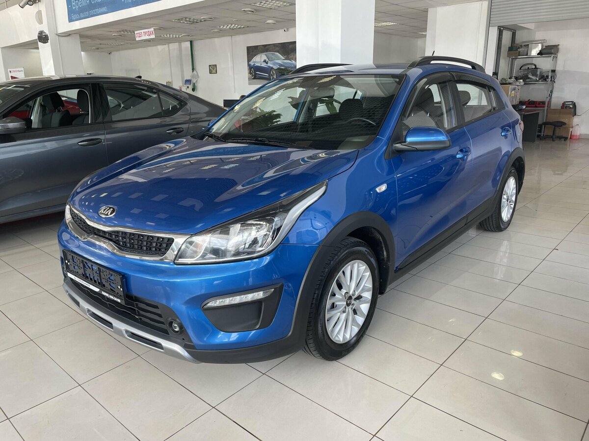 Kia Rio голубая 2018