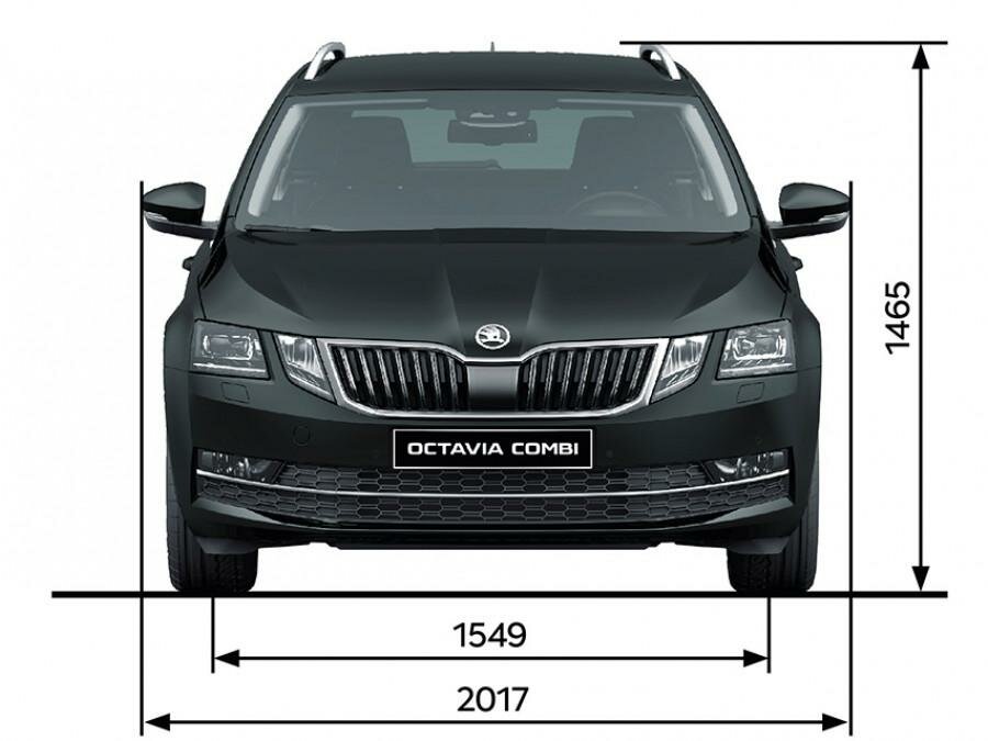 Шкода октавия размеры за рулем - 94 фото