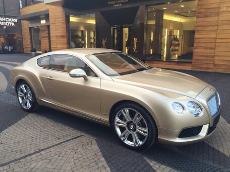 2015 Bentley Continental GT II, бежевый, вид 4