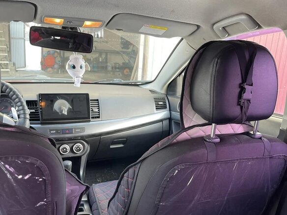 2008 Mitsubishi Lancer X, красный, 650000 рублей - вид 4