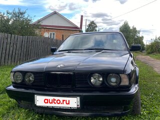 1991 BMW 5 серии 520i III (E34), чёрный, 550000 рублей, вид 1