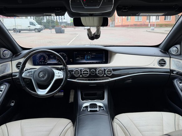 2017 Mercedes-Benz S-Класс 400 d VI (W222, C217) Рестайлинг, чёрный, 3640000 рублей - вид 9