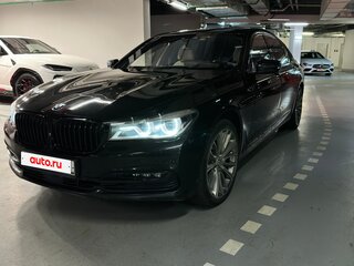 2017 BMW 7 серии Long 750Li xDrive VI (G11/G12), чёрный, 3200000 рублей, вид 1