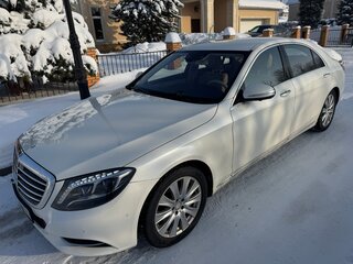 2015 Mercedes-Benz S-Класс 500 Long VI (W222, C217), белый, 2800000 рублей, вид 1