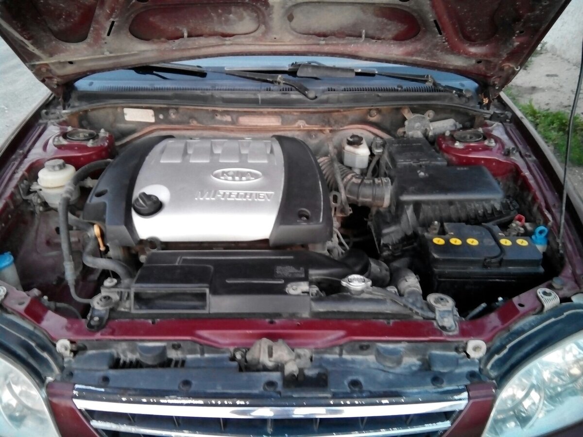 Киа спектра фото двигателя Купить б/у Kia Spectra II 2.0 MT (140 л.с.) бензин механика в Гае: красный Киа С