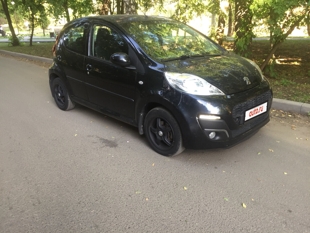 Peugeot 107 черный