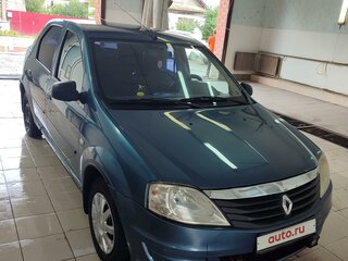 2011 Renault Logan I Рестайлинг, синий, 350000 рублей, вид 1