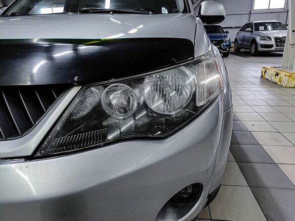 2008 Mitsubishi Outlander II, серебристый, 855000 рублей - вид 16