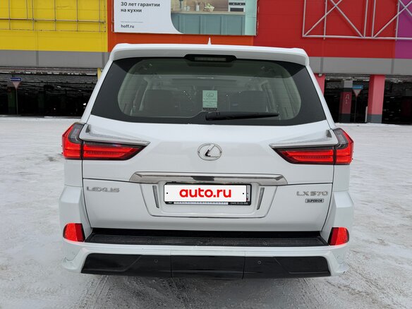 2017 Lexus LX 570 III Рестайлинг 2, белый - вид 5