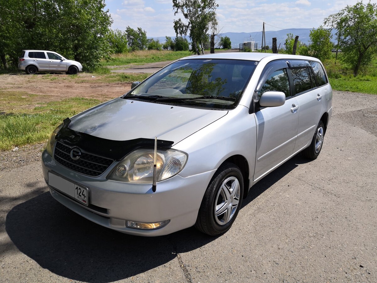 Toyota Corolla Fielder 2003 серебристый