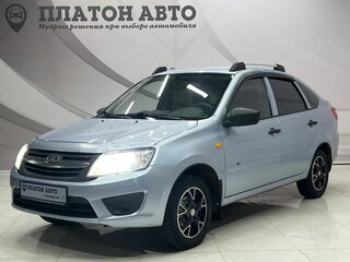 2015 Lada (ВАЗ) Granta I, голубой, 460000 рублей, вид 1