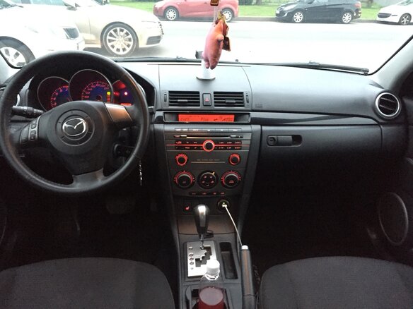 2007 Mazda 3 I (BK) Рестайлинг, голубой - вид 2