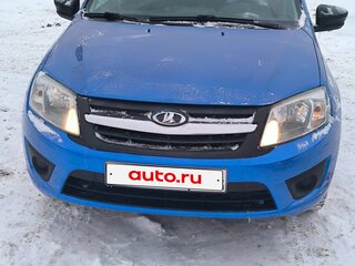 2017 Lada (ВАЗ) Granta I, синий, 450000 рублей, вид 1