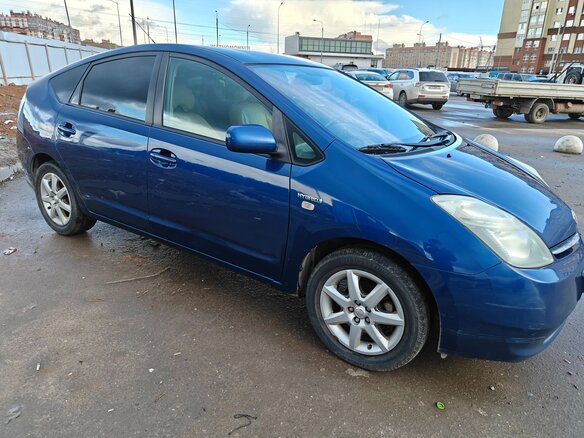 2008 Toyota Prius II Рестайлинг (XW20), синий, 680000 рублей - вид 6
