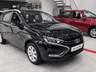 2026 Lada (ВАЗ) Vesta SW I Рестайлинг (NG), чёрный, 1985000 рублей, вид 1