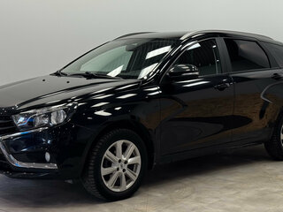 2020 Lada (ВАЗ) Vesta SW I, чёрный, 1065000 рублей, вид 1