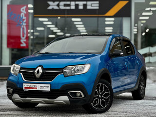 2019 Renault Logan Stepway II Рестайлинг, синий, 949000 рублей, вид 1