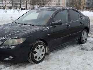 2007 Mazda 3 I (BK) Рестайлинг, чёрный, 280000 рублей, вид 1