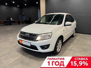 2014 Lada (ВАЗ) Granta I, белый, 299000 рублей, вид 1