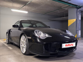 2002 Porsche 911 Turbo V (996) Рестайлинг, чёрный, 8150000 рублей, вид 3