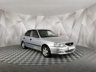 2007 Hyundai Accent ТагАЗ II, серебристый, 195950 рублей, вид 3
