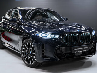 2025 BMW X6 40i III (G06) Рестайлинг, синий, 13950000 рублей, вид 4