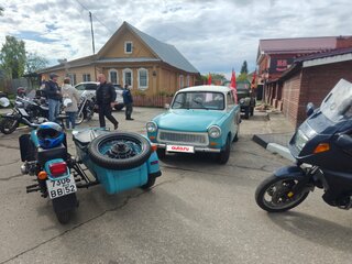 1967 Trabant P 601, голубой, 700000 рублей, вид 3