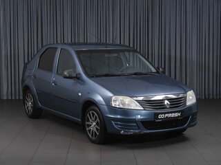 2011 Renault Logan I Рестайлинг, синий, 359000 рублей, вид 1