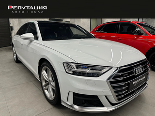 2021 Audi A8 Long 55 TFSI IV (D5), белый, 7200000 рублей, вид 1