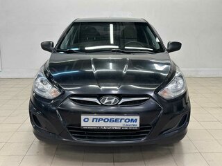2012 Hyundai Solaris I, чёрный, 665000 рублей, вид 1