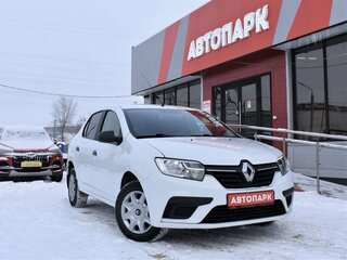 2019 Renault Logan II Рестайлинг, белый, 820000 рублей, вид 1
