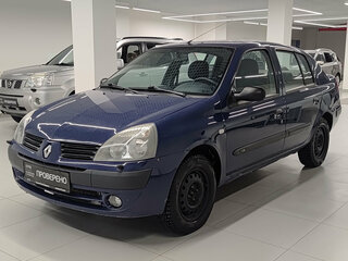 2006 Renault Symbol I Рестайлинг, синий, 167000 рублей, вид 1