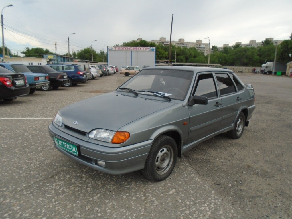 Lada 2115 1.5 бензиновый 2007 серо-зеленый металлик на DRIVE2
