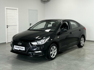 2018 Hyundai Solaris II, чёрный, 980000 рублей, вид 1