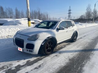 2004 Porsche Cayenne Turbo I (955), белый, 780000 рублей, вид 1