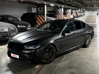 2019 BMW 5 серии 540d xDrive VII (G30/G31/G38), чёрный, 3400000 рублей, вид 4
