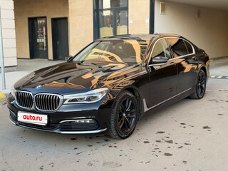 2017 BMW 7 серии Long 730Ld xDrive VI (G11/G12), чёрный, 3099000 рублей, вид 1