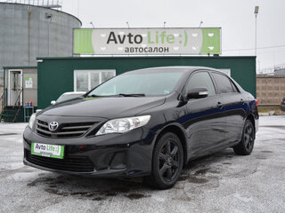 2012 Toyota Corolla X (E140, E150) Рестайлинг, чёрный, 1049000 рублей, вид 1
