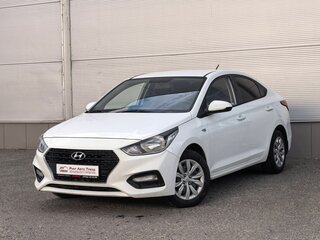 2018 Hyundai Solaris II, белый, 1125000 рублей, вид 1
