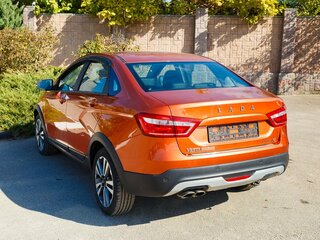 2018 Lada (ВАЗ) Vesta Cross I, оранжевый, 750000 рублей, вид 4