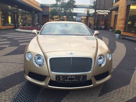 2015 Bentley Continental GT II, бежевый, вид 2