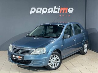 2012 Renault Logan I Рестайлинг, синий, 549000 рублей, вид 1