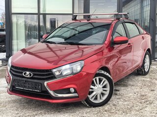 2017 Lada (ВАЗ) Vesta I, красный, 650000 рублей, вид 1