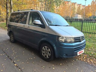 2010 Volkswagen Transporter T5 Рестайлинг, синий, 1350000 рублей, вид 1