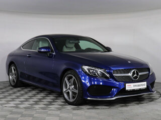 2016 Mercedes-Benz C-Класс 200 IV (W205), синий, 3225000 рублей, вид 3