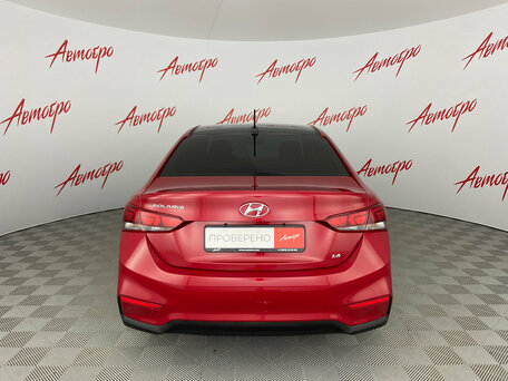 2017 Hyundai Solaris II, красный, 1140000 рублей, вид 4