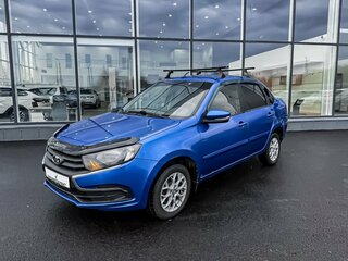 2018 Lada (ВАЗ) Granta I Рестайлинг, синий, 430000 рублей, вид 1