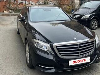 2016 Mercedes-Benz S-Класс 400 Long VI (W222, C217), чёрный, 3100000 рублей, вид 1