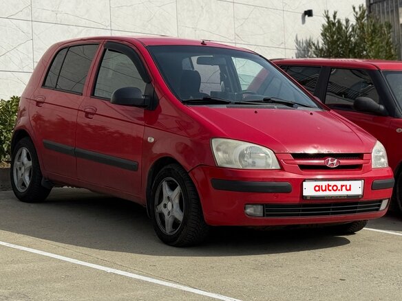 2003 Hyundai Getz I, красный, 280000 рублей - вид 3